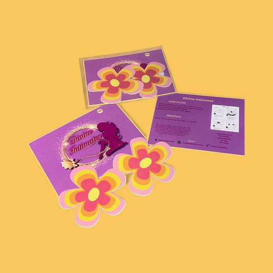 Groovy Flower Nipple Covers